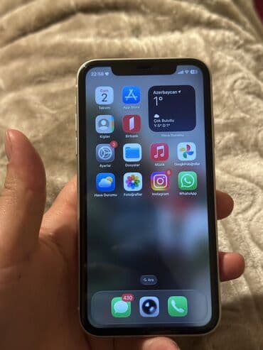 iphone 15 satış: IPhone 11, 128 GB, Ağ, Face ID — 3