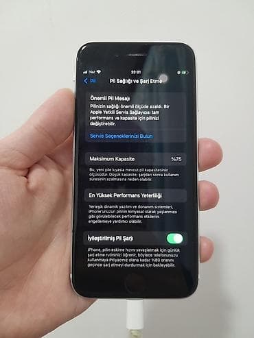 i̇phone 7plus: IPhone SE 2020, 64 GB, Ağ, Barmaq izi — 4