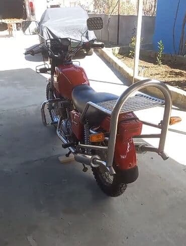 мопеды и мотоциклы: Mototsikl – yük daşımağa uyğun, qabaq və arxa baqajlı. - Rəng — 2