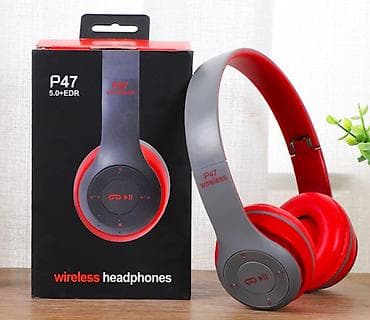 kou zone wireless lavalier microphone: P47 Wireless Over‑Ear Qulaqlıq - Bağlantı: Bluetooth 5.0 + EDR - Növ — 2