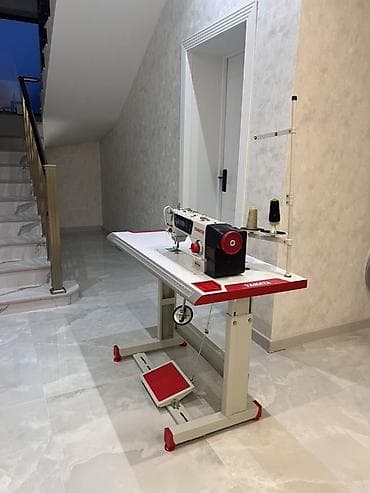 tikiş maşın ustası: Yamata sənaye tikiş maşını – stol və pedalla tam komplekt — 1