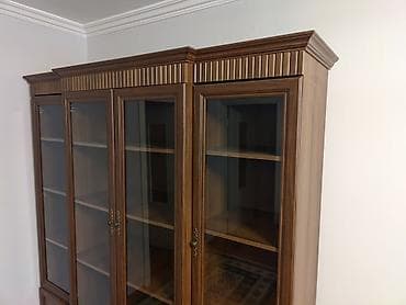 qoz tavası: Klassik üslubda iri vitrinli servant şkaf 185x210x44cm - Material — 3