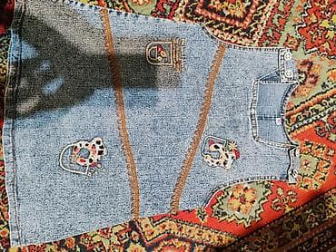 sadə donlar: Uşaq üçün cins dəst - Brend: ZARA Kids - Üst geyim: açıq mavi cins — 2