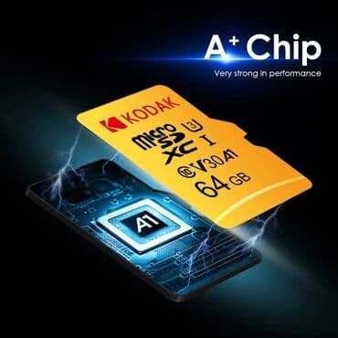 nar nömrələrin qiymətləri: Sürətli Kodak 64GB Micro SD və SD V30 kartları !!! Rəsmi Kodak Ən ucuz — 3