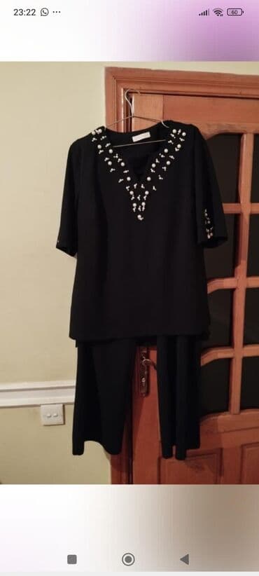 kostyum qadın: Qara rəngli qadın geyim dəsti - 1 ədəd qara kardiqan/hoodie: yumşaq — 13