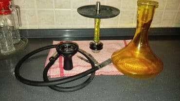 Nərgilə dəsti Tərkib: - Şüşə kolba – bal rəngində, geniş dibli -