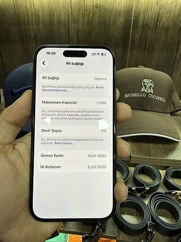 ayfon 14 pro ikinci el: IPhone 16, 128 GB, Qara, Face ID — 7