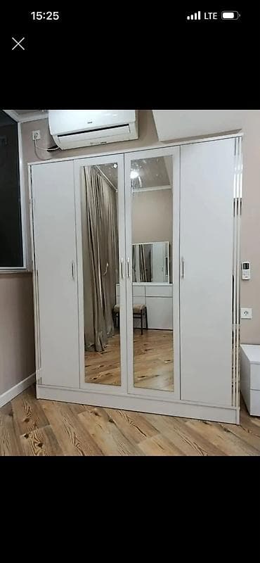 ucuz hovuz: Açar sözlər: Geyim şkafı, 4 qapılı, güzgülü, ağ rəng, modul daxili — 5