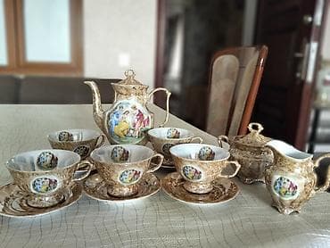 sud separatoru: Çay dəsti, Farfor, 5 nəfərlik — 1