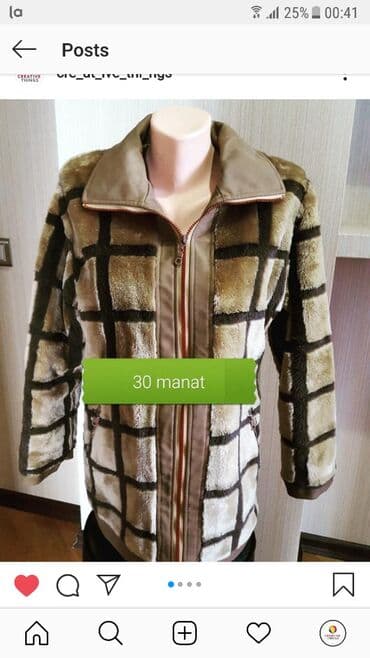 qadınlar üçün təbii dublyonkalar: Şuba.38.40 razmer .az geyilib .təzə kimidi — 2