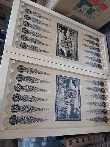 Velosiped ehtiyyat hissələri: Das ve zerler 3 mntAğacdan hazırlanmış bədii şahmat–nərd taxta dəsti — 5