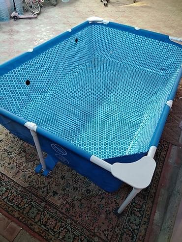 intex sederek: INtex Rectangular Frame Pool – karkaslı bağ hovuzu - Model: Intex — 9
