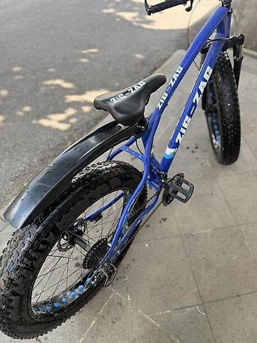 peredoklu velo: Zig-Zag fatbike velosiped Real Aliciya Endirim😍 - Rəng: mavi - Karkas — 5