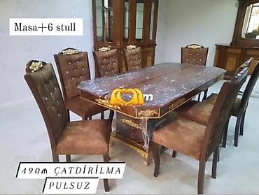 plastik stol stul: Masa ve oturacaq — 1