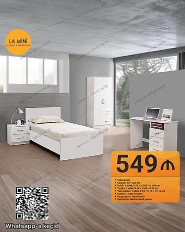 lada oturacaq: Təknəfərlik çarpayı — 1