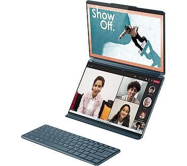 notebook core 2: Lenovo iki ekranlı yaradıcı noutbuk - İki ayrı toxunma ekranı ilə — 2