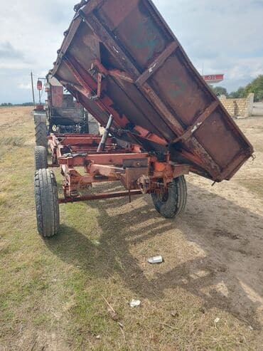 traktor lafeti: Kənd təsərrüfatı üçün ikioxlu traktor qoşqusu - Hidravlik üçtərəfli — 2