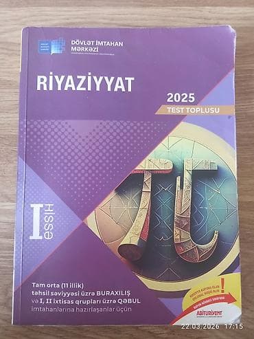 Riyaziyyat 11-ci sinif