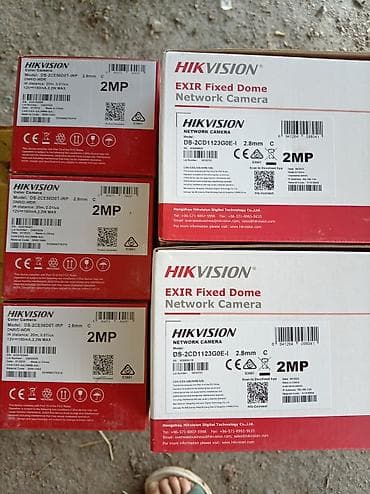 ucuz plansetler: Hikvision müşahidə kameraları – 2MP umumi 5 eded var 2 ip 3 analoqdur — 1