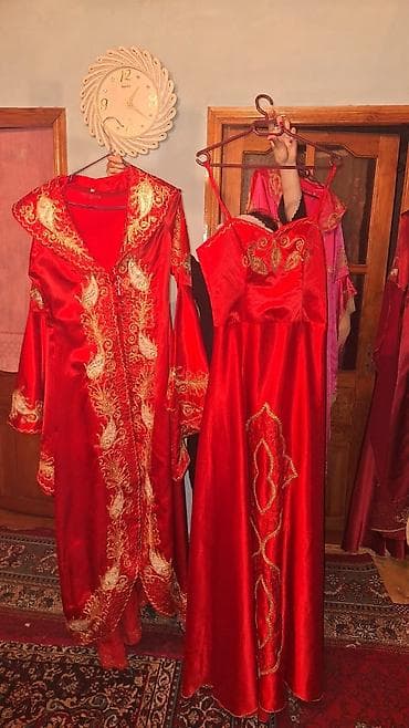 xəstəxana çıxış: Xınayaxdı/gecəlik milli libas dəsti satılır - Rənglər: qırmızı və — 7