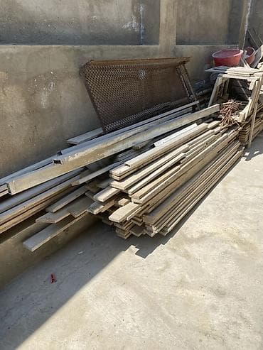qapi ustu asmalar: Tikinti üçün taxta materialları və köməkçi ləvazimatlar paketi - — 1