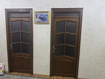 Taxta ara qapılar dəsti - Material: masiv ağac (təbii taxta), tünd lalafo.az -da Taxta ara qapılar dəsti - Material: masiv ağac (təbii taxta), tünd