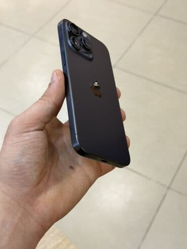 IPhone 15 Pro Max, 256 GB, Black Titanium, Simsiz şarj — 2