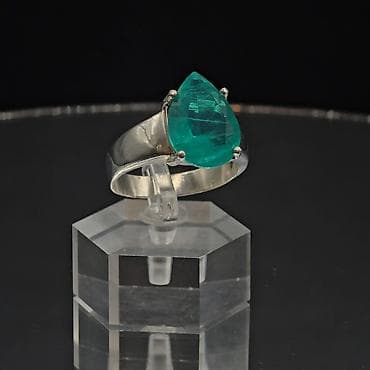 Üzük, Gümüş, Turmalin