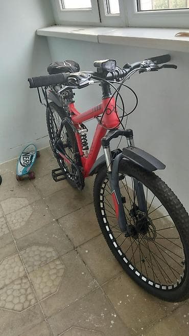velosiped ev: Salam 26 liq velosiped satılır az sürülüb qiymət 285 AZN real alici — 2