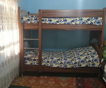 kohnə taxta: İşlənmiş, İkinəfərlik çarpayı, Bazasız, Matras ilə, Siyirməsiz, Azərbaycan — 2