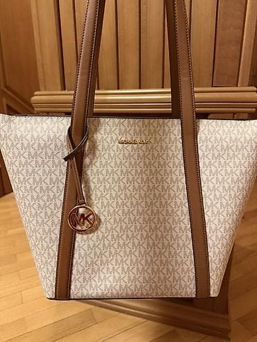 louis vuitton kabro: Michael Kors tote çantası - Model: MK monoqram naxışlı tote Yenidir — 1