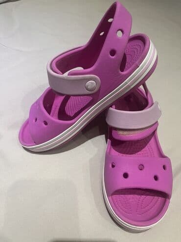 детские босоножки crocs crocband: Uşaq sandalı – çəhrayı 30-31 razmer var ve 31-32 razmer yeni kimi - — 2