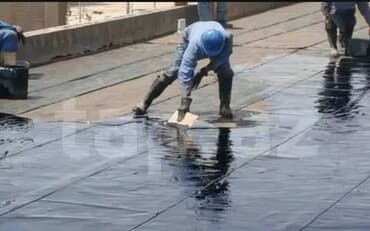 Tol su izolyasiyası xidməti - Bitum əsaslı rulon tolun alovla