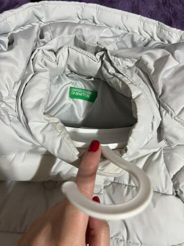 yun uşaq kolqotları: Palto, Qız üçün, 1 - 2 yaş, Benetton — 2