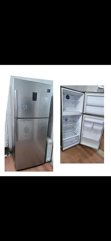 mini soyuducu tap az: 2 qapılı Samsung Soyuducu Satılır, rəng - Gümüşü — 1