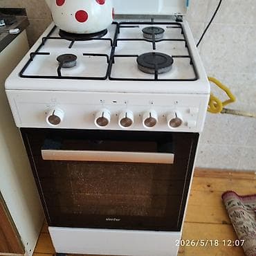 Qaz sobası Ayrıca dayanan, 4 gözlü, İşlənmiş