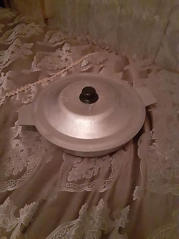 mantı qazanı: Qazan, rəng - Gümüşü, Alüminium, 34 sm — 1