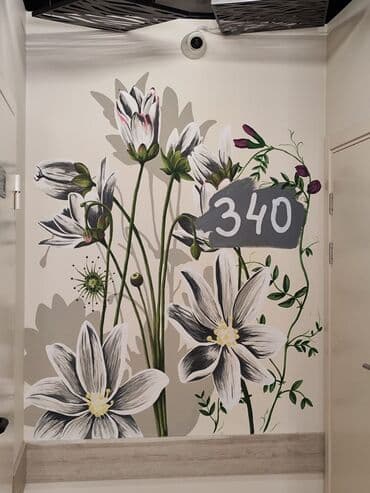 çəkmək üçün şəkillər: Divar rəsimlərinin çəkilməsi🎨 Qiymət rəsmə və onun ölçüsünə uyğun — 1