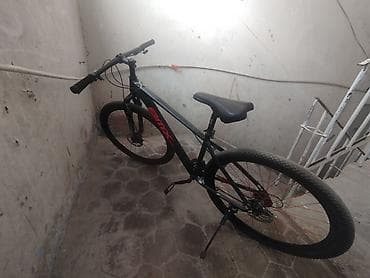 velosiped kameri: BMX STC dağ velosipedi - Rəng: mat qara, qırmızı loqo və qırmızı — 6