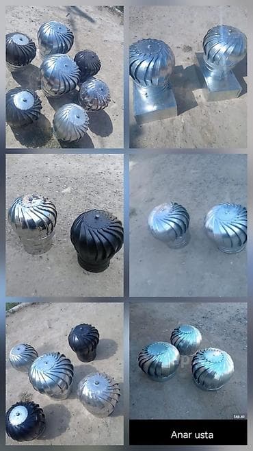 mini evler: Mətbəx və manqal üçün havalandırma və tüstüçıxarma sistemləri - Metal — 5