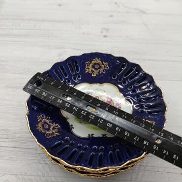 qab qacaq ikinci el: Boşqablar, 4 ədədli dəst, Kobalt, Azərbaycan — 2