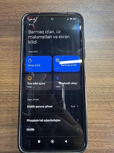 redmi 14 s: Redmi Note 11S, 128 GB, rəng - Boz, Barmaq izi, Face ID — 4