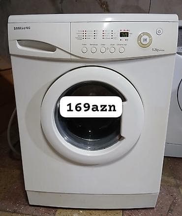 inst power: Samsung paltaryuyan maşın – model WF-R861 - Ön yükləməli, LED ekranlı — 1