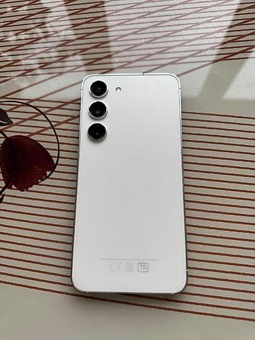 samsung a23 telefon: Samsung Galaxy S23, 128 GB, rəng - Ağ, Barmaq izi — 1