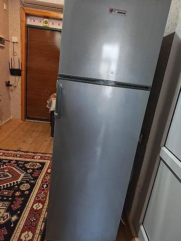 холодильник бу: 2 двери Swizer Холодильник Продажа, цвет - Серый — 5