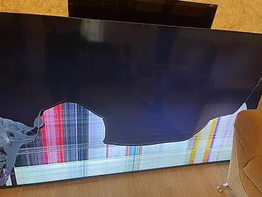 LED televizor, böyük diaqonallı (75) Ekran susesi qırılıb düzeltdirmek