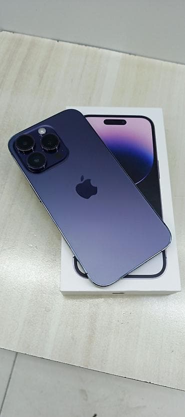 iphone se 2023: IPhone 14 Pro, 128 GB, Deep Purple, Face ID — 3