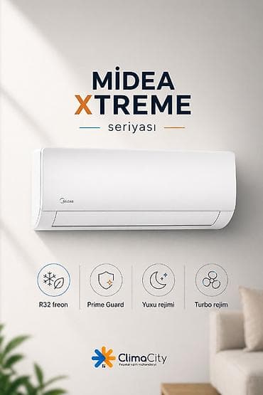 Кондиционер Midea, Новый, 85-90 м², Сплит-система, Нет кредита, Бесплатная установка — 5