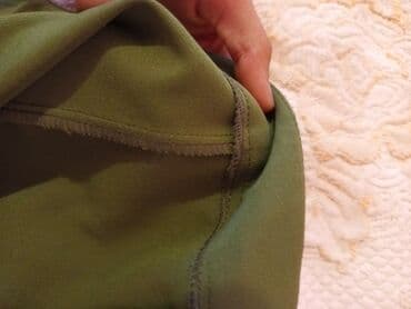 женские зеленые юбки: Брюки, S, цвет - Зеленый — 3