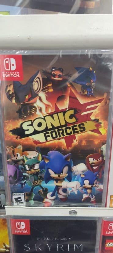 диск: Nintendo switch üçün sonic forces oyun diski. Tam original — 1